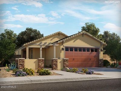 New construction Single-Family house 40045 W Wade Drive, Maricopa, AZ 85138 Juniper- photo 0