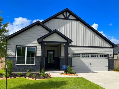 New construction Single-Family house 23638 Golden Birch Bend, Tomball, TX 77375 The Portico- photo 0