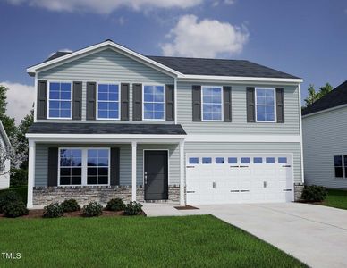 New construction Single-Family house 170 Spotted Bee Way, Youngsville, NC 27596 - photo 0