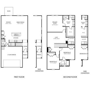 New construction Townhouse house 690 Gabby Point, Mableton, GA 30126 Bakersfield End Unit- photo 1 1