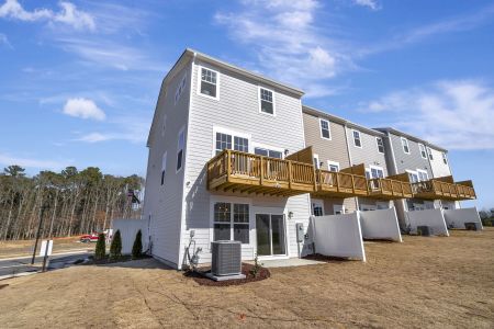 New construction Townhouse house 2253 Kettle Falls Station, Apex, NC 27502 Buckingham - Front Entry Townhomes- photo 3
