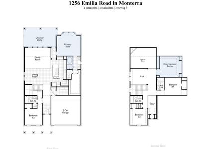 New construction Single-Family house 1256 Emilia Road, Fate, TX 75087 Redford Plan- photo 1 1