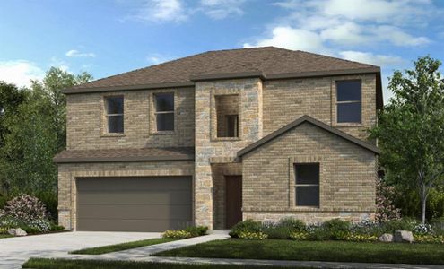 New construction Single-Family house 503 Diorite Cv, Liberty Hill, TX 78642 Lavaca- photo 0 0
