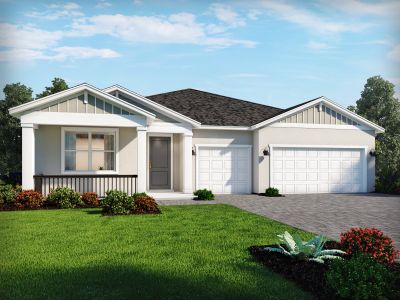 New construction Single-Family house 5752 Hampton Park Circle, Vero Beach, FL 32968 Onyx- photo 0 0