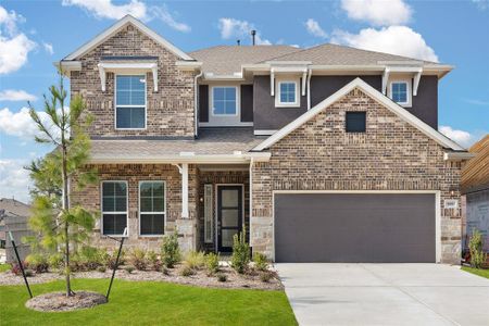New construction Single-Family house 18307 Tiger Flowers Drive, Conroe, TX 77302 Macalister- photo 0