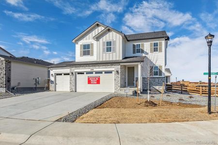 New construction Single-Family house 4595 Short Horn Drive, Johnstown, CO 80534 Coral II- photo 0