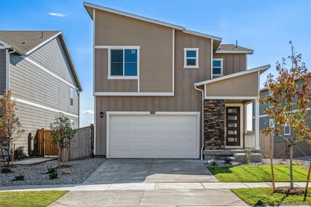 New construction Single-Family house 17938 Dandy Brush Lane, Parker, CO 80134 Elder - photo 0