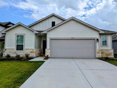 New construction Single-Family house 122 Checkers Cv, Elgin, TX 78621 - photo 1 1