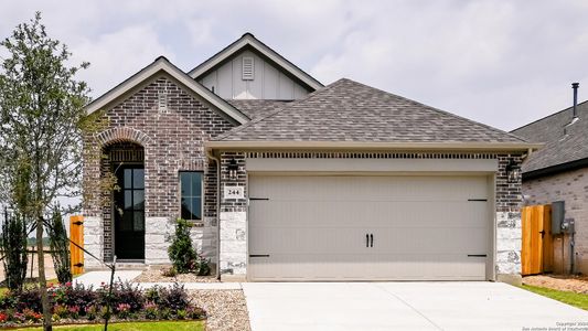 New construction Single-Family house 244 Bodensee Place, New Braunfels, TX 78130 Design 1500W- photo 0 0