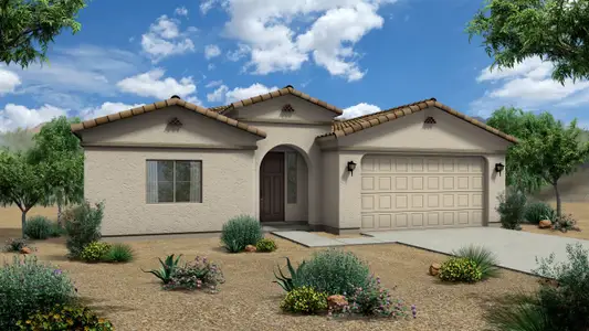 New construction Single-Family house 1385 E Avenida Ellena, Casa Grande, AZ 85122 Sanctuary- photo 0