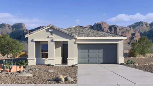 New construction Single-Family house 21423 N 102Nd Ave, Peoria, AZ 85382 Bluebird- photo 0