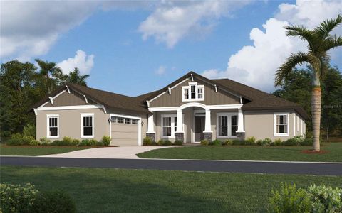 New construction Single-Family house 19395 Sheltered Hill Drive, Brooksville, FL 34601 - photo 0