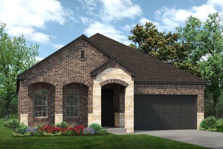 New construction Single-Family house 2332 High Plain Lane, Waxahachie, TX 75167 Brookstone I- photo 0