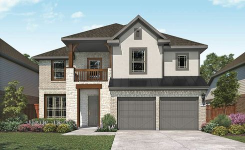 New construction Single-Family house Premier Series - Mimosa, 11707 St. Augustine Drive, Mont Belvieu, TX 77535 - photo