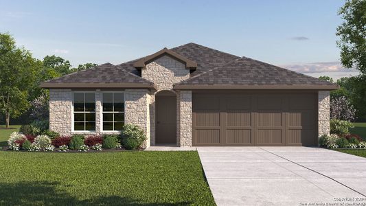 New construction Single-Family house 21238 Watercourse Way, San Antonio, TX 78266 The Gaven- photo 0