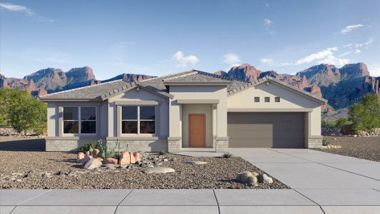 New construction Single-Family house 1113 W Descanso Canyon Drive, Casa Grande, AZ 85122 Dean- photo 0 0