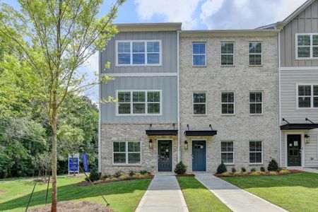 New construction Townhouse house 5497 Blossomwood Trail Sw, Mableton, GA 30126 - photo 0