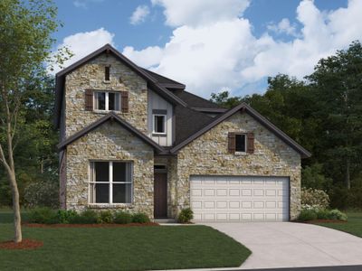 New construction Single-Family house 925 Corvallis Drive, Leander, TX 78641 Dexter- photo 0