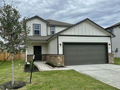 New construction Single-Family house 11916 Whirlaway Drive, Willis, TX 77318 HAMPTON- photo 1 1