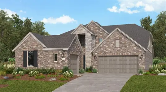 New construction Single-Family house 2807 Mackinac Bay Drive, Texas City, TX 77568 Oak Hill IV- photo 0