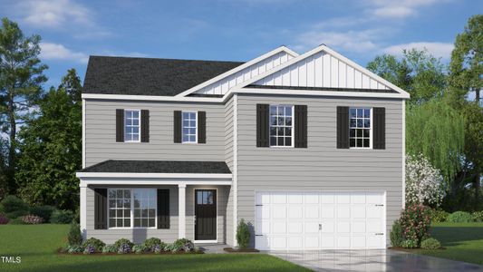 New construction Single-Family house 428 Shorthorn Drive, Rolesville, NC 27571 GALEN- photo 0