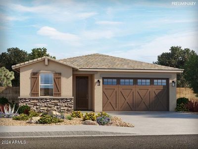 New construction Single-Family house 35385 W Cartegna Lane, Maricopa, AZ 85138 Leslie- photo 0