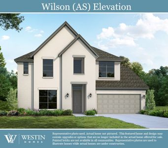 New construction Single-Family house 4742 Silo Shadow Way, Fulshear, TX 77441 The Wilson- photo 0