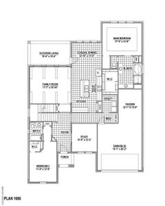 New construction Single-Family house 539 Arrowhead Lane, Haslet, TX 76052 Plan 1686- photo 1 1