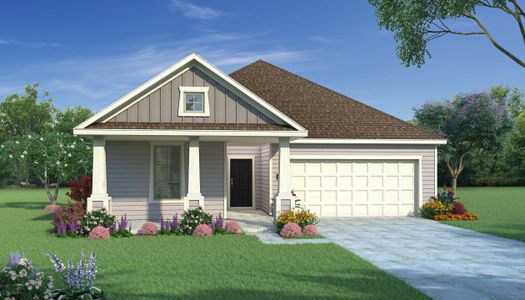 New construction Single-Family house 4048 Colony River Rock Boulevard, Pinehurst, TX 77362 Concord II H- photo 1 1