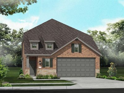 New construction Single-Family house 196 Lukewood Circle, Willis, TX 77318 Windermere Plan- photo 0