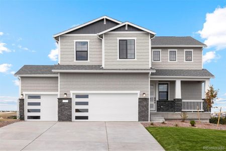 New construction Single-Family house 42984 Colonial Trail, Elizabeth, CO 80107 Glenwood- photo 0