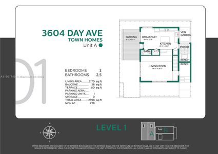 New construction Townhouse house 3604 Day Ave, Unit A, Miami, FL 33133 - photo 8 8