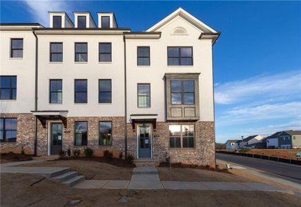 New construction Townhouse house 621 Silva Street, Unit 124, Cumming, GA 30040 Glendale- photo 0