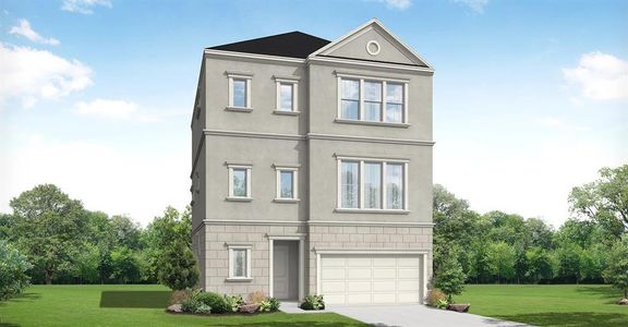 New construction Single-Family house 3607 Eaton Estates Lane, Houston, TX 77055 Prague (3339-HS-35)- photo 0 0