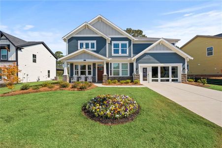 New construction Single-Family house 600 Sugar Prairie Bend, Lawrenceville, GA 30045 - photo 0