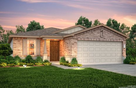 New construction Single-Family house 10618 Brady Creek Camp, San Antonio, TX 78252 Hewitt- photo 0