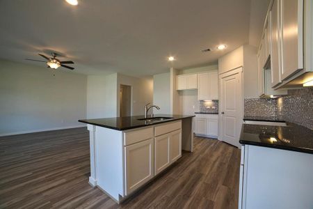 New construction Single-Family house 12111 Mustang Avenue, Willis, TX 77378 Landmark Series - Blanton- photo