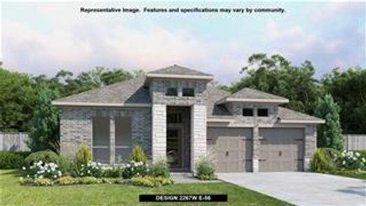 New construction Single-Family house Design 2267W, 12023 Upton Park, San Antonio, TX 78253 - photo