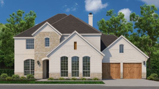 Plan 1710 Elevation A with Stone