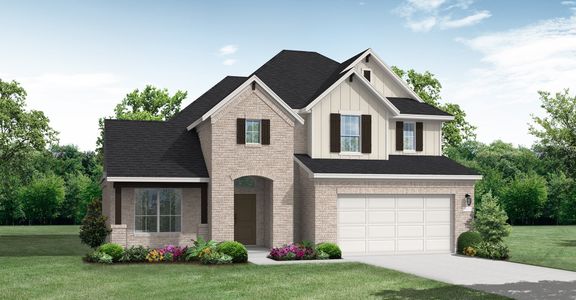 New construction Single-Family house Brookshire (3061-CM-45), 516 Exploration Circle, Liberty Hill, TX 78642 - photo