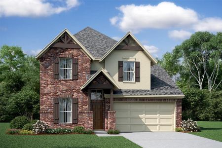 New construction Single-Family house 12397 Shadow Fox Drive, Willis, TX 77318 Elmore- photo 0 0