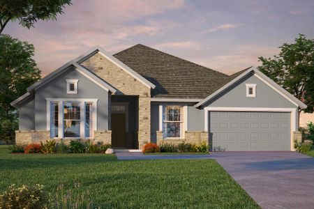 New construction Single-Family house 1825 Hidden Fox, New Braunfels, TX 78132 The Rymer- photo 0