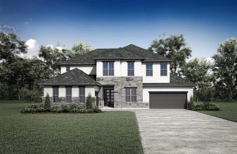 New construction Single-Family house 9023 Boardwalk Place, Manvel, TX 77583 Briargate A- photo 0