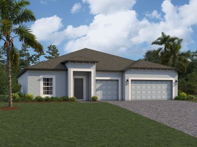 New construction Single-Family house Barcello, 31979 Sapna Chime Drive, Wesley Chapel, FL 33543 - photo