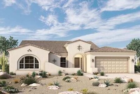 New construction Single-Family house 20201 W San Miguel Avenue, Litchfield Park, AZ 85340 The Emery- photo 0