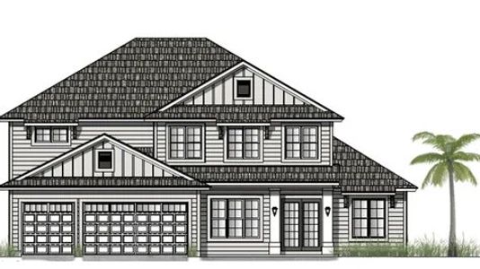 New construction Single-Family house Plan 3863, 49 Courtney Oaks Drive, Saint Augustine, FL 32092 - photo