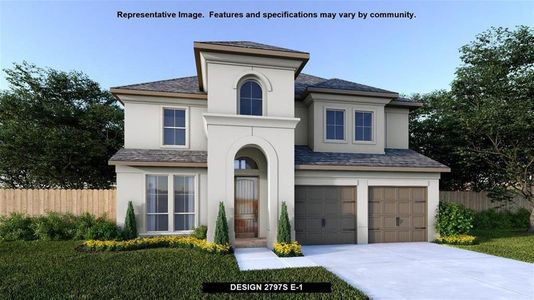 New construction Single-Family house 1245 River Trce, Georgetown, TX 78628 Design 2797S- photo 0