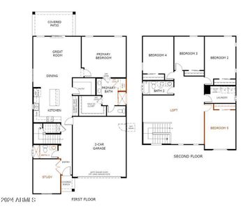 New construction Single-Family house 17008 W Butler Avenue, Waddell, AZ 85355 Cottonwood- photo
