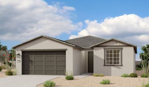 New construction Single-Family house 2341 Wagon Wheel Lane, Queen Creek, AZ 85142 Marigold Homeplan- photo 0