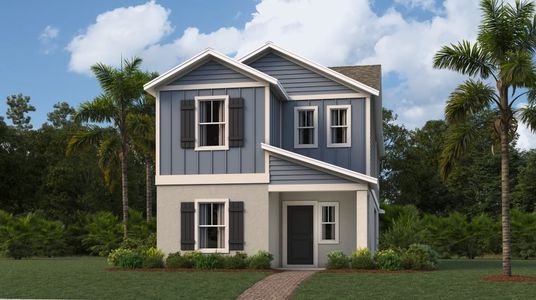 New construction Single-Family house 7019 Sienna Oak Alley, Orlando, FL 32829 Brookside- photo 0 0